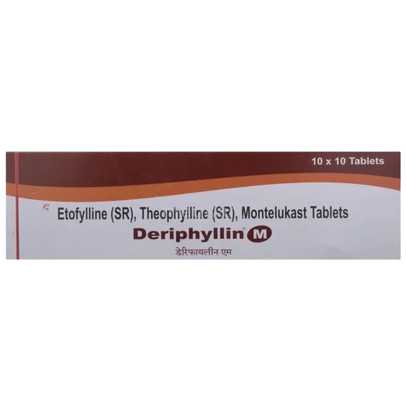 deriphyllin m tablet 10's